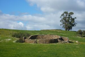 Sheep fold with narrow entry